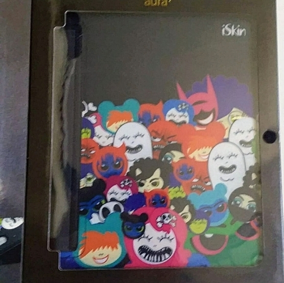 iPad 2 Case iskin Happy Friends Folio with Typing and Viewing Stand Aura Folding - Picture 7 of 8